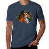 Watercolor Inspired Tiger Big Cat Design Tshirt Plus Size Comfort Fit Tee