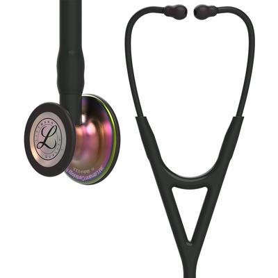 Стетоскоп Littmann Чувствительность Отделка 6165 [Высококачественная Двойная трубка] Черный/Радужный