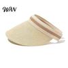 Straw Sun Hat Summer Foldable Hat, Breathable Braided Portable UV Protection for Beach Travel Hiking Headwear