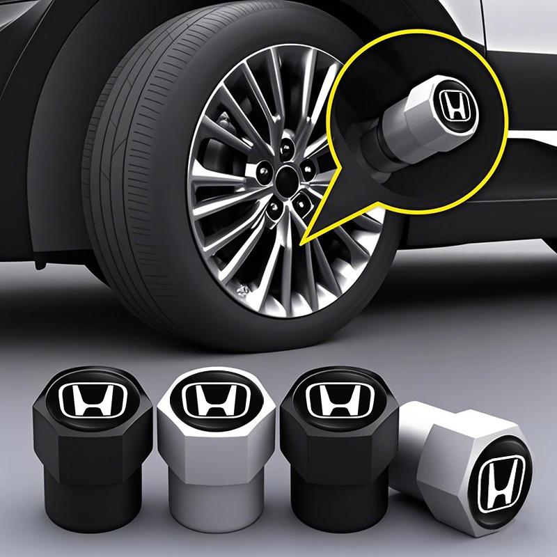 CFXCS1 Car Tyre Wheel Valve Cap Cover Auto Accessories For Honda Civic Fit Jazz Accord Pilot CR-V Odyssey Passport City Shuttle HR-V