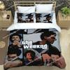 3D Print Singer The Weeknd Bedding Set Duvet Cover Bed Set Quilt Cover Pillowcase Comforter King Queen Size Boys Adult963963