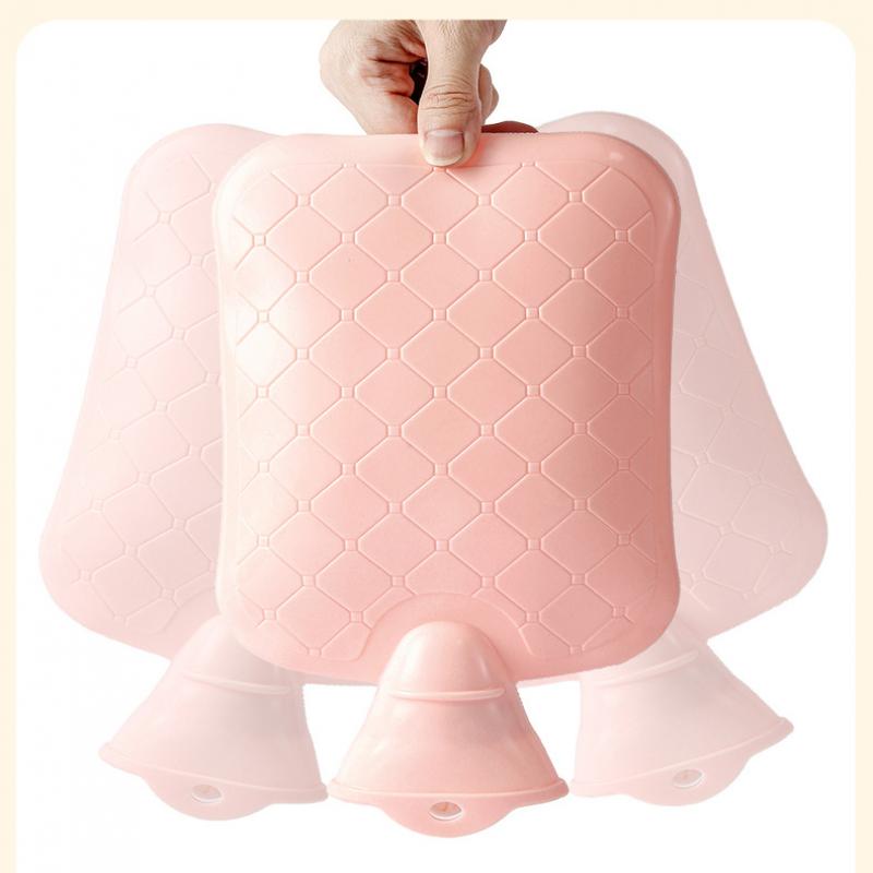 Милая большая грелка для горячей воды для менструальных болей, мягкая грелка от менструальных колик, плюшевая грелка для рук, бутылка из семян Гватеро