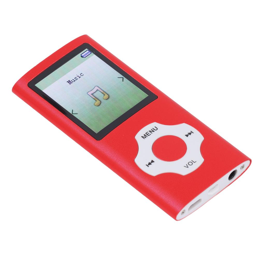 MP3 MP4 Player Ultra Slim 1.8 Inch Color Screen 16GB Small Memory Card Portable HiFi Music Player