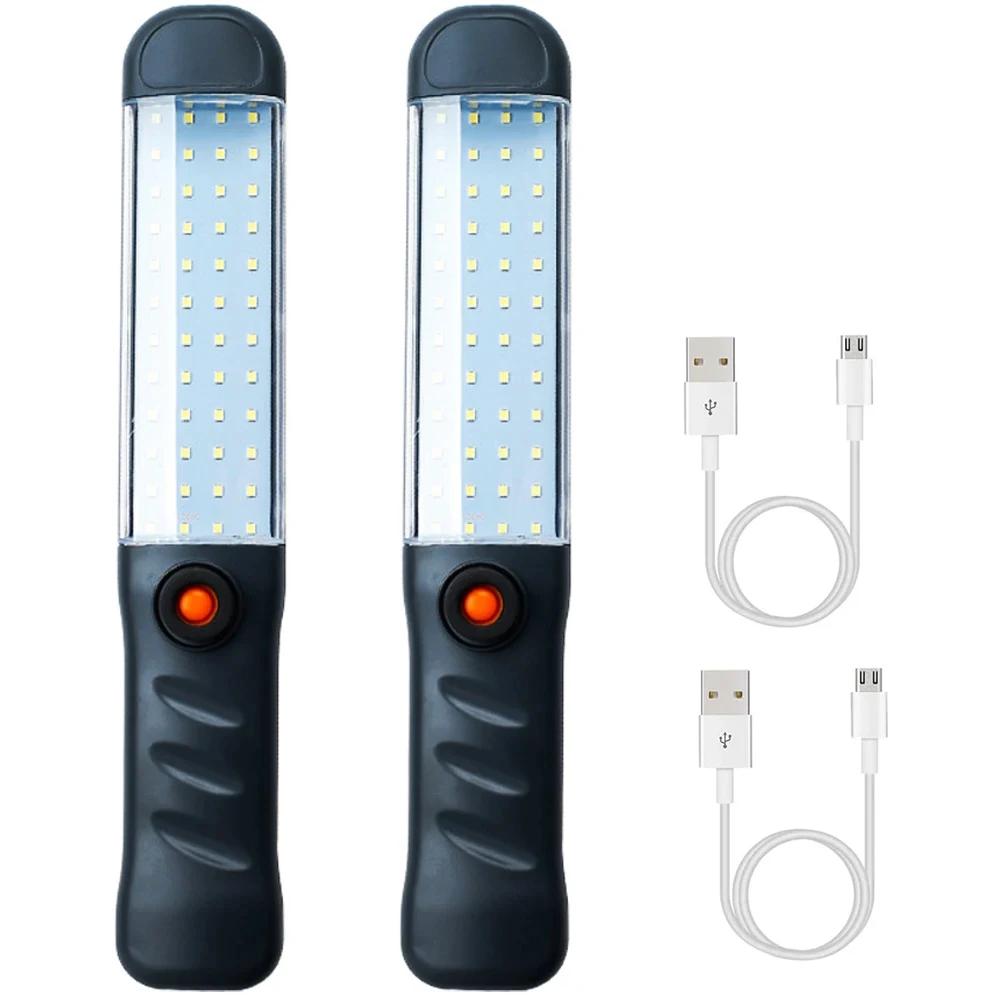Портативный магнитный авторемонтный рабочий фонарь USB перезаряжаемый светодиодный фонарик с магнитным крючком для ремонта автомобиля рыбалки чрезвычайных ситуаций