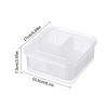 4 Grids Food Fruit Storage Box Compartment Refrigerator Freezer Organizers