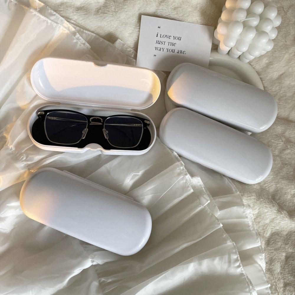 Solid Color Eyewear Bag Anti-fall Glasses Box Portable Eyeglasses Holder