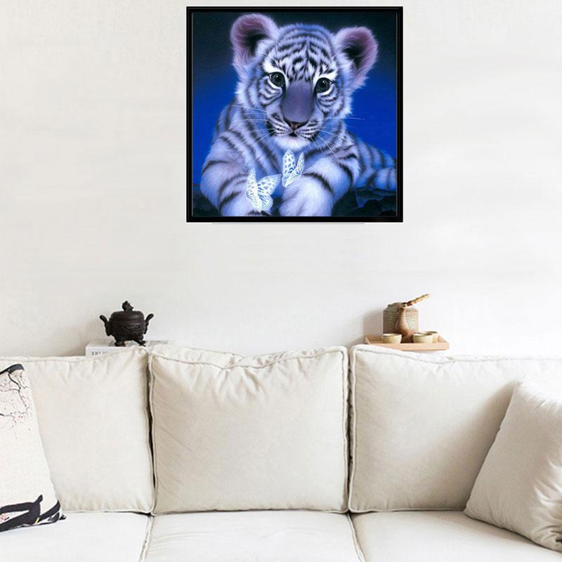 5D алмазная живопись животное кошка и собака Алмазная мозаика набор для вышивки крестом волк посуда Рождественский подарок