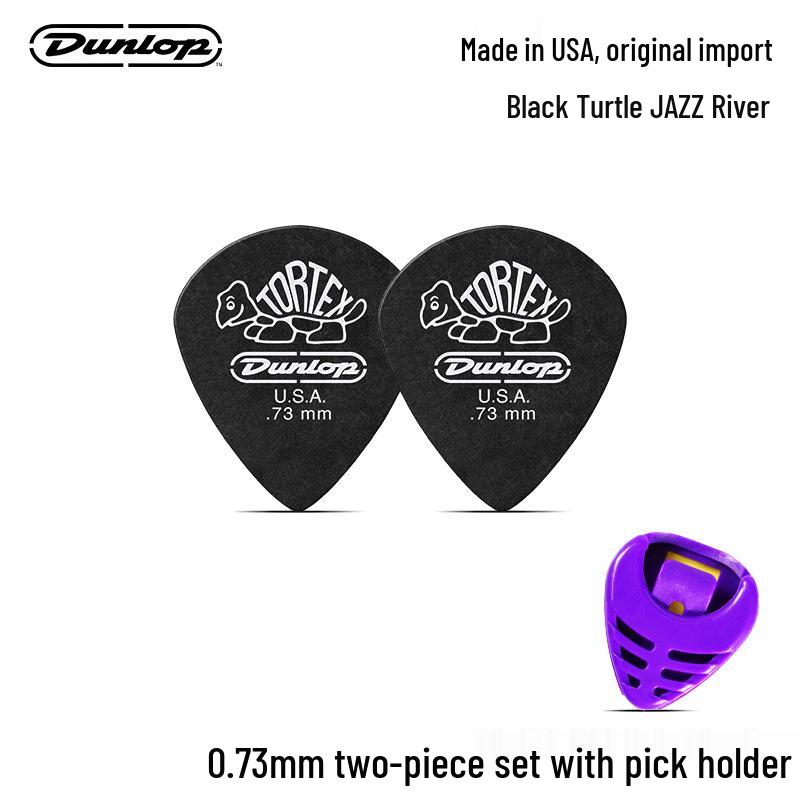 Six-Pack Dunlop Jazz3 Small Frosted Turtle Wood Guitar Picks