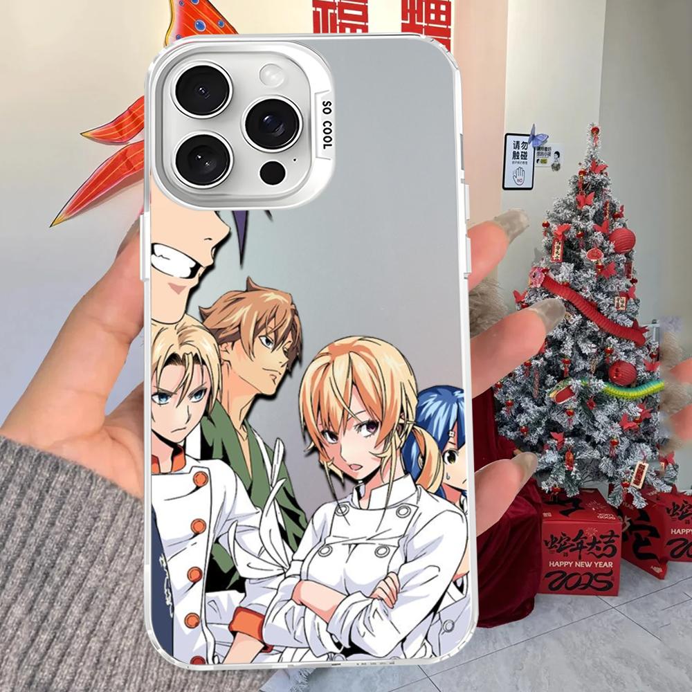 Чехол для телефона Soma Yukihira Food Wars Shokugeki no Soma Аниме Для iPhone16 15 14131211ProMax X XR87Plus Матовый Ударопрочный Задняя крышка