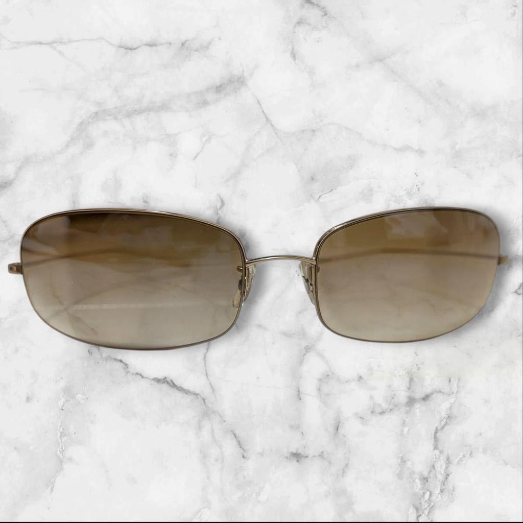 Б/у Oliver Peoples Epic G Золотой Желтый Линза Джордж Токоро