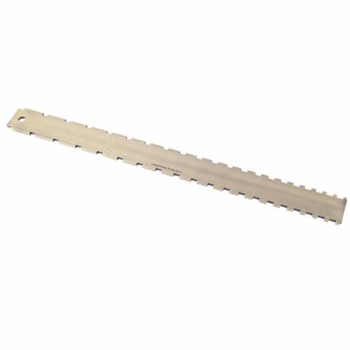 VGEBY Practical Guitar Neck Straight Edge with 24.75 Notches for Fretboards, Guitar Luthier's Tool, Guitar Straight Edge