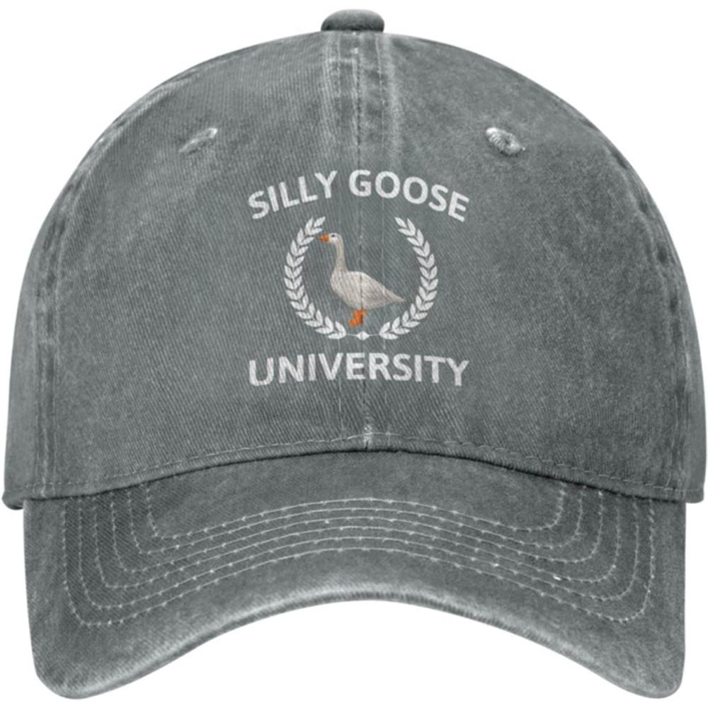 Шляпа Silly Goose Шляпа Silly Goose University Шляпа для женщин и пап, забавная кепка