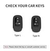 Zinc Alloy Leather Car Remote Key Case Fob Cover ring For Honda 2023 2024 2025 For Civic for Accord For CR-V For HR-V For Pilot