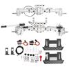 RC Front Rear Portal Axle Set with Pedal Servo Aluminum Alloy for Axial SCX10 I II III AXI03007