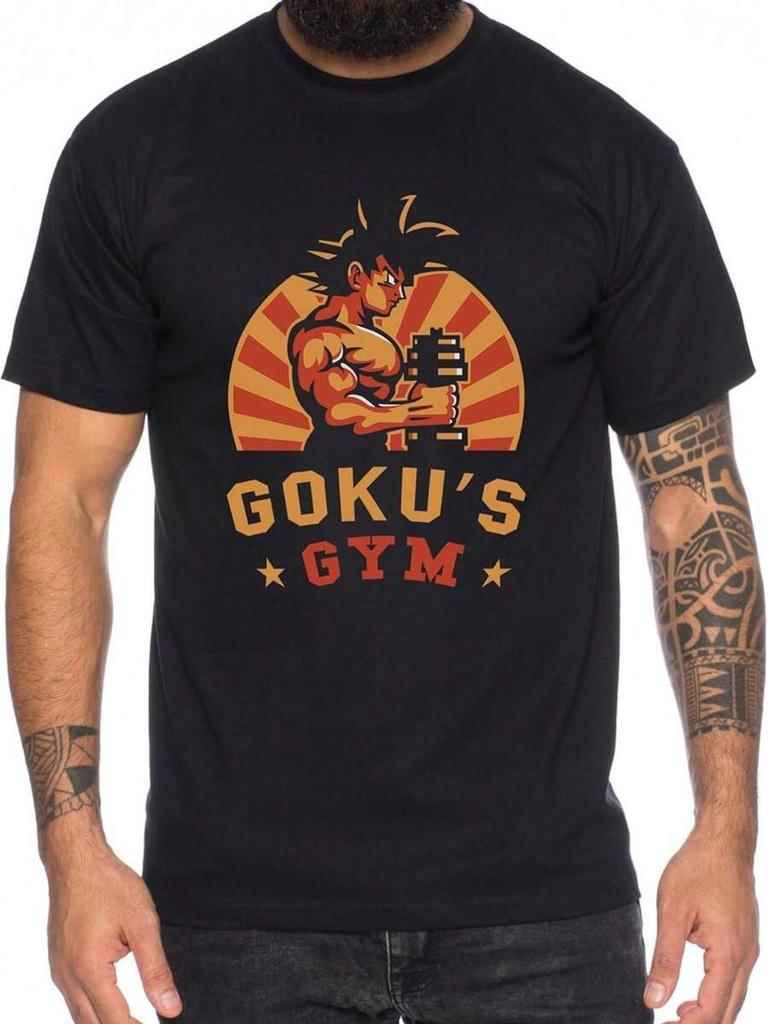 Goku Retro Nerd Herren Unisex T-Shirt