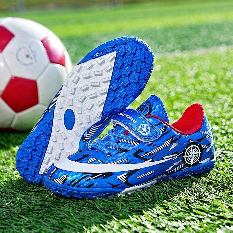 Spring and Autumn Boys Competition Training Football Shoes Middle and Older Children Running Sneakers Elementary School Students