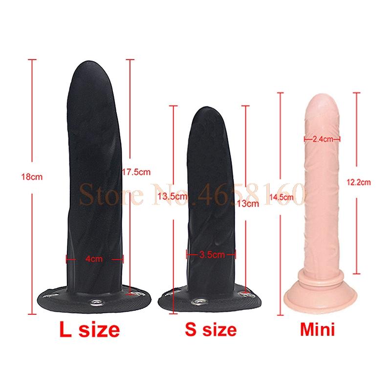 5 / 6 / 7 Inch Big G-Spot Dildo Strap-On Harness Kit Silicone Dildo Strapon Penis Bullet Vibrator Couples /  Lesbian Sex Toys