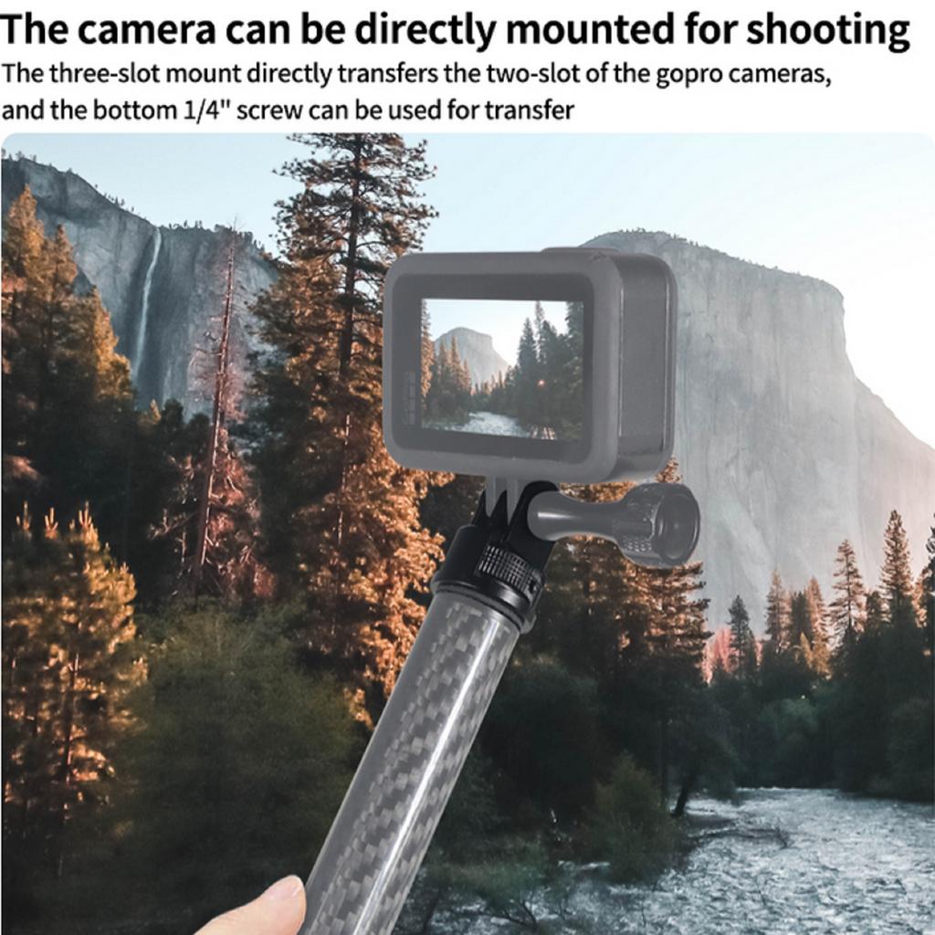 Алюминиевый адаптер с поворотом на 360° для GoPro Insta360, регулируемое крепление, резьба 1/4", кронштейн для подключения к штативу, аксессуар для экшн-камеры