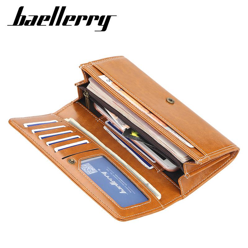 Baellerry женский длинный кошелек в корейском стиле кошелек с несколькими отделениями для карт бумажник на молнии сумка для сотового телефона модный клатч