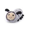 Apricot Lamb Happy Caterpillar Plush Toy for Kids, Soft and Cute Fluffy Happy Caterpillar for Girls and Boys, 20cm