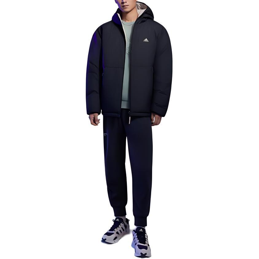 adidas Трикотажные брюки мужские черные IP4971