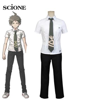 Аниме Super Danganronpa 2 Hajime Hinata, униформа, карнавальный костюм для мужчин, Хэллоуин Dangan Ronpa Hajime Hinata