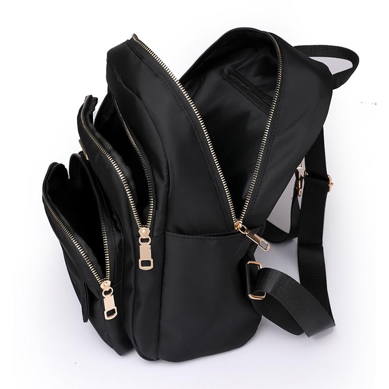 Women's Large Capacity Backpack Solid Color Commuter Bag for Women