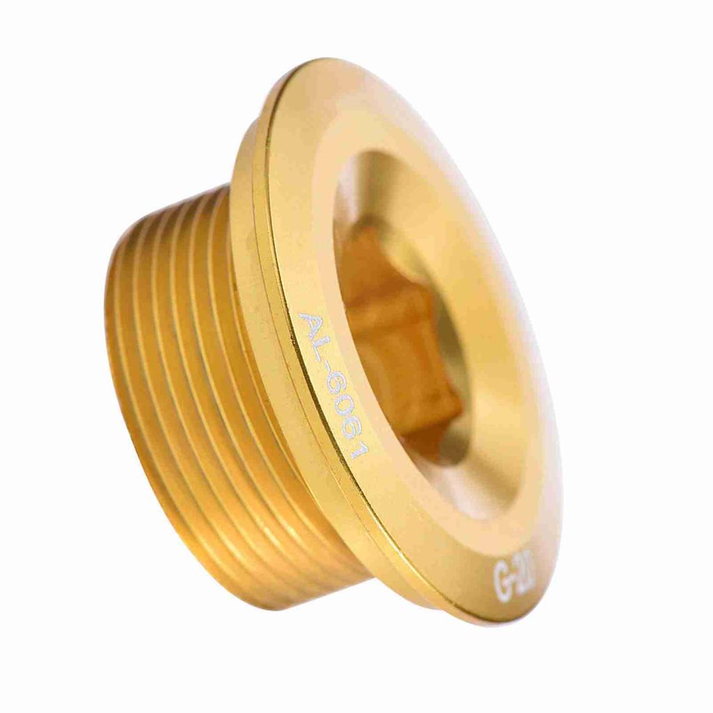 GUB Прочный алюминиевый сплав Велосипед Велосипедный шатун Крепежный болт-винт шатуна (Золото)