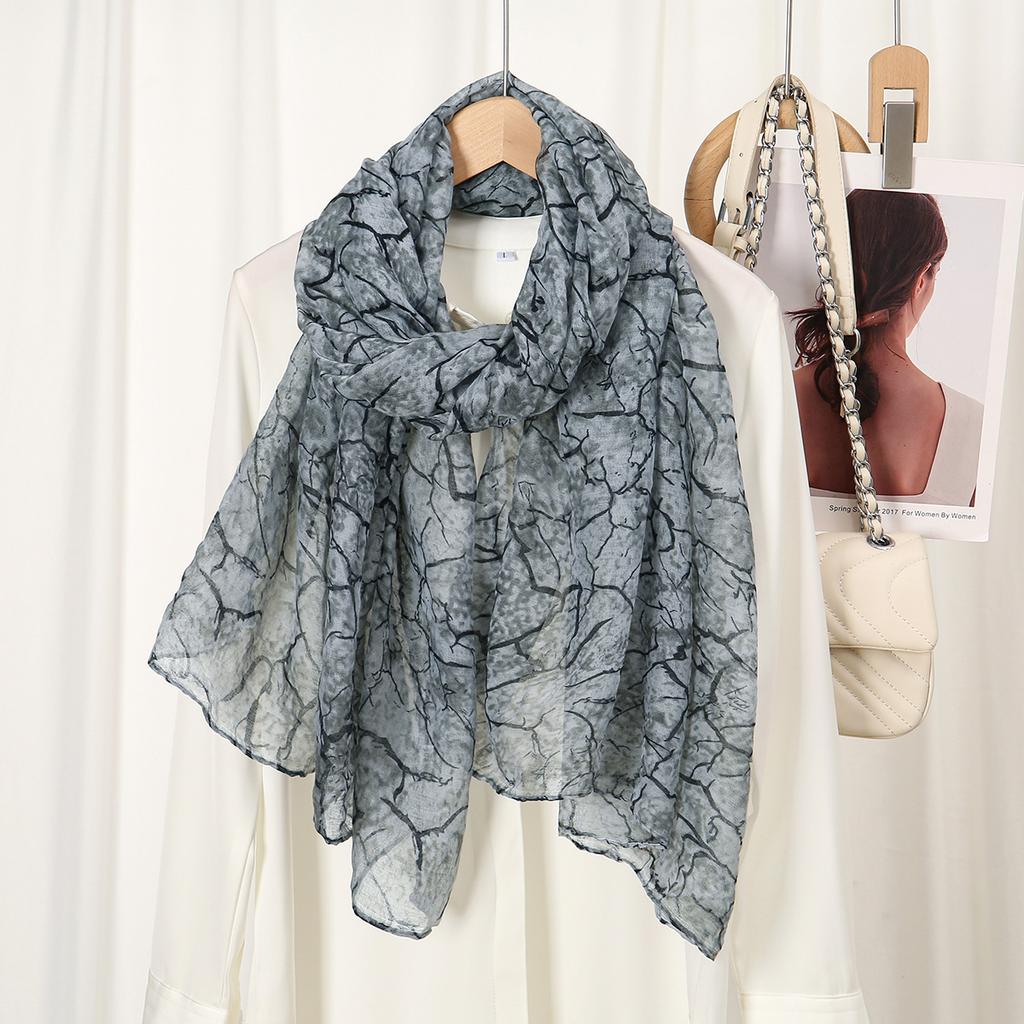 Мусульманские хиджабы для женщин шарф тонкие принтованные шали Femme Musulman мягкая вискоза вискоза головной платок исламский тюрбан хлопковая повязка на голову