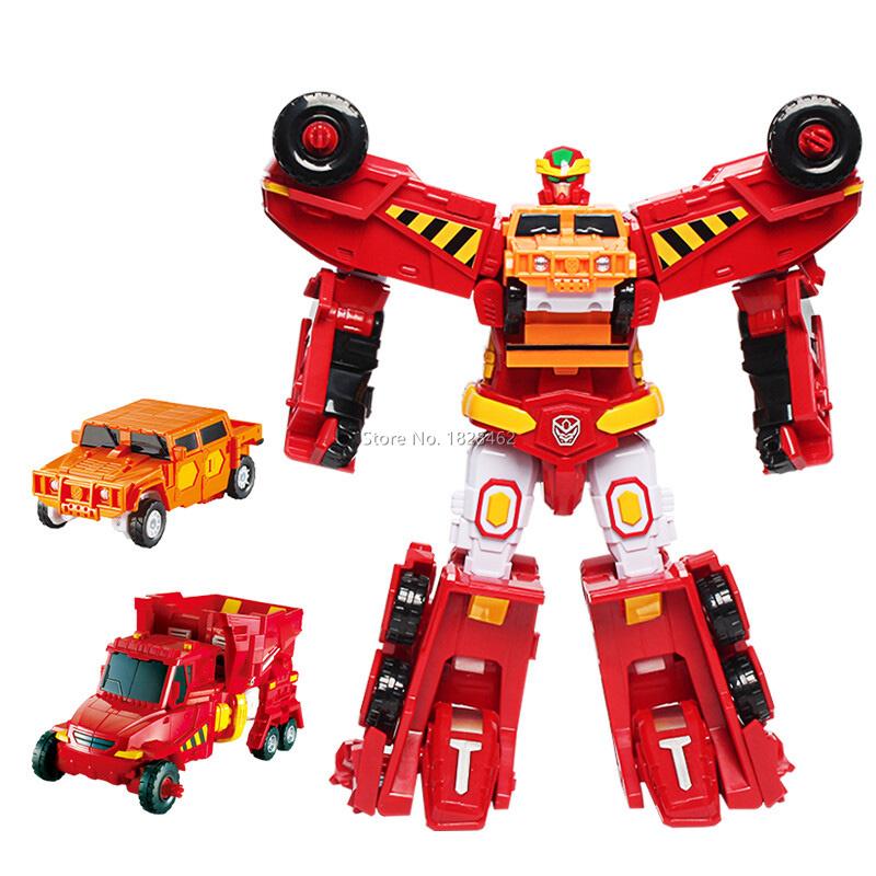 2 В 1 Робот-трансформер Carbot в Машину Игрушки Фигурки Трансформирующаяся Машина Инженерный Грузовик Транспортное средство Игрушка