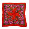 New Babushka Boho Square Bandana Women Head Wraps 70x70cm Muslim Shawl Floral Printed Russian Scarf