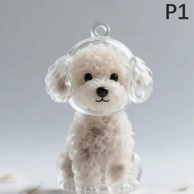 Хранилище собачьей шерсти Милый кулон Брелок Подвеска для сумки Брелоки для ключей автомобиля для пары Ювелирное изделие Сувенир Коллекция Подарок Украшение Аксессуары