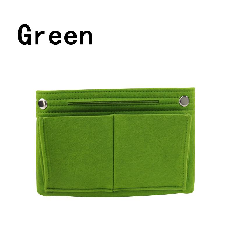 1Pcs Multifunction Handbag Insert Bag Multi-Pocket Storage Bags Organizer Purse Felt Purse Organizer