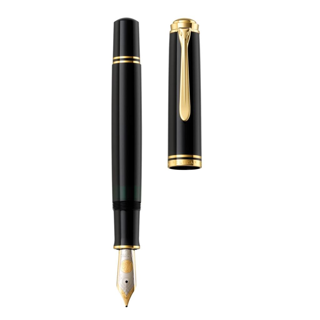 Перьевая ручка Pelikan F Fine Point Black Souveraine M800, обычный импортный продукт