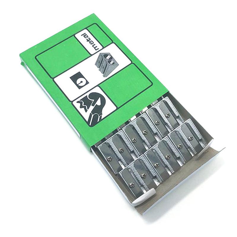 Надежные металлические точилки для карандашей с двумя отверстиями для рисования и письма