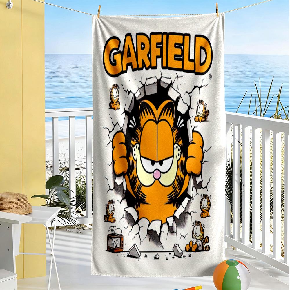 Garfield Odie S Fun Day Beach Towel Soft Durable Quick-Dry Comfortable Lightweight