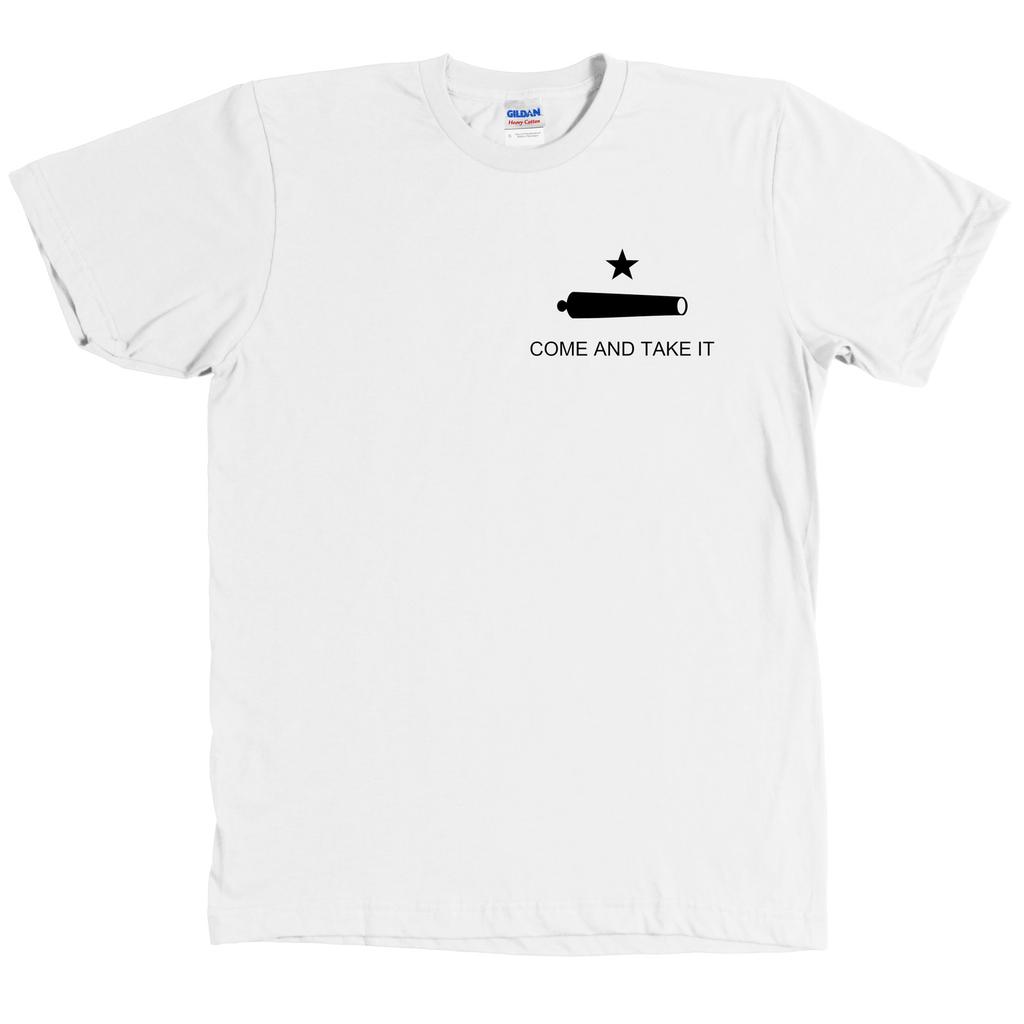 Come and Take It Texas Revolution Flag T Shirt Cannon NEW WITH TAGS