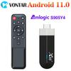 X98 S500 4GB 32GB AV1 Android 11 TV Stick Amlogic S905Y4 Quad Core 4K 60fps H.265 Dual Wifi BT4.x Media Player
