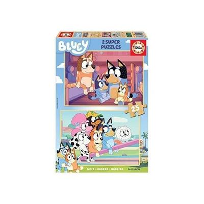 Деревянная головоломка Bluey EDUCA - 25 деталей - для детей от 3 лет