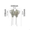 Rhinestone Shoe Clip Bride Butterfly DIY Fashion Decorative Elegant