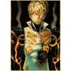 One Punch Man Posters Aesthetic Home Decor HD Print Pictures Living Room Bar Cafe Wall Art Painting Kraft Paper Anime Poster