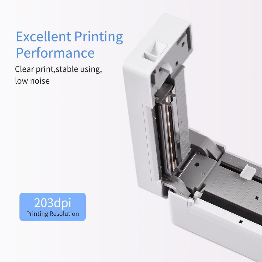 Thermal Shipping Label Printer 4 Inch Desktop Express Barcode Label Sticker Maker 4x6 Portable