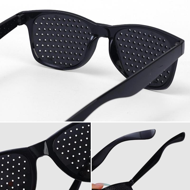 Очки против близорукости и астигматизма, очки для коррекции усталости, очки с отверстиями для мужчин и женщин, очки для улучшения зрения