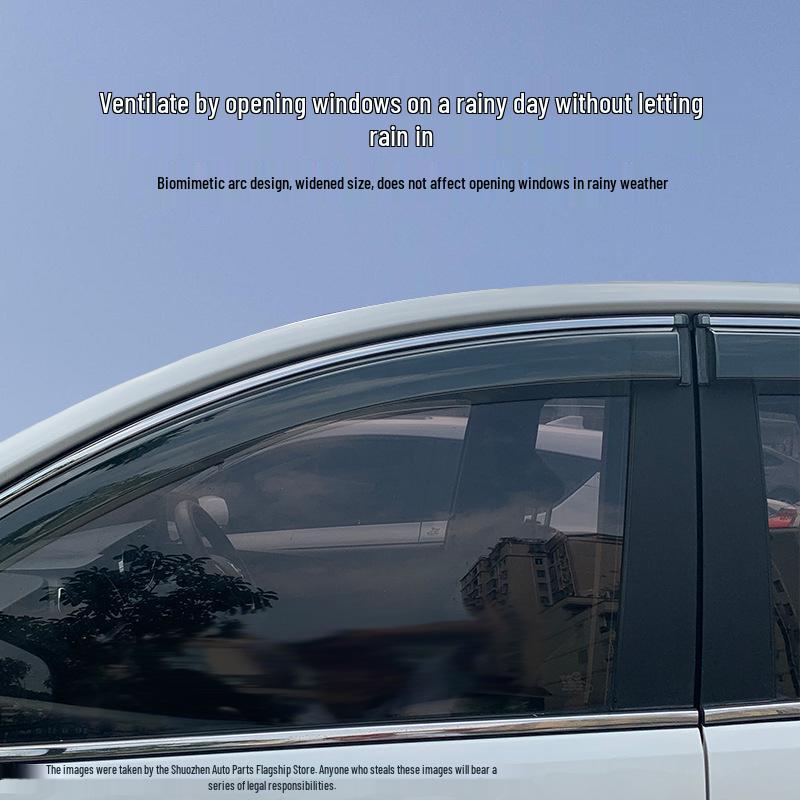 JAC Jiayue X7 Sun & Rain Guards: Window Shields & Rainproof Strips for Exterior Accessories.