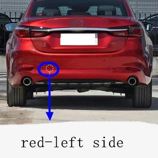 Cafoucs Car Rear Bumper Towing Hook Cover Trailer Shell Left Or Right Cap For Mazda 6 Atenza 2020 2021