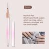 5Pcs Nail Painting Pen Elongated Lines DIY Nylon Wool Durable Manicure Edge Puller Set Polish Salon