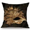Venice Masquerade Mask Fashion Venetian Masks Art Sofa Pillowcase Linen Beauty Store Girl Room Decoration Pillow Cushion Cover