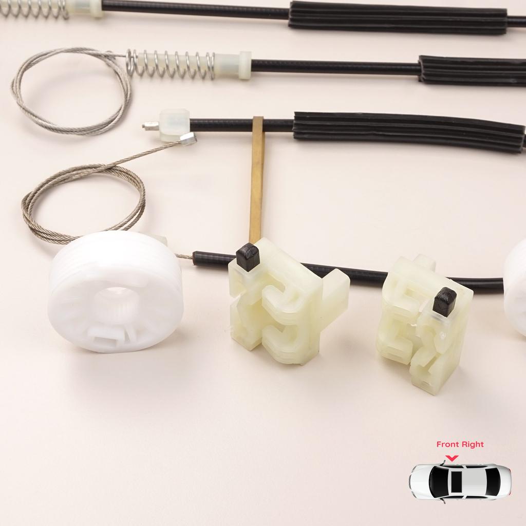 EWR5321 Power Window Lifter Regulator Repair Set Front Right for Chevrolet Cruze MK1 J300 J305 J308 2008-2016 4/5 Door 95382557