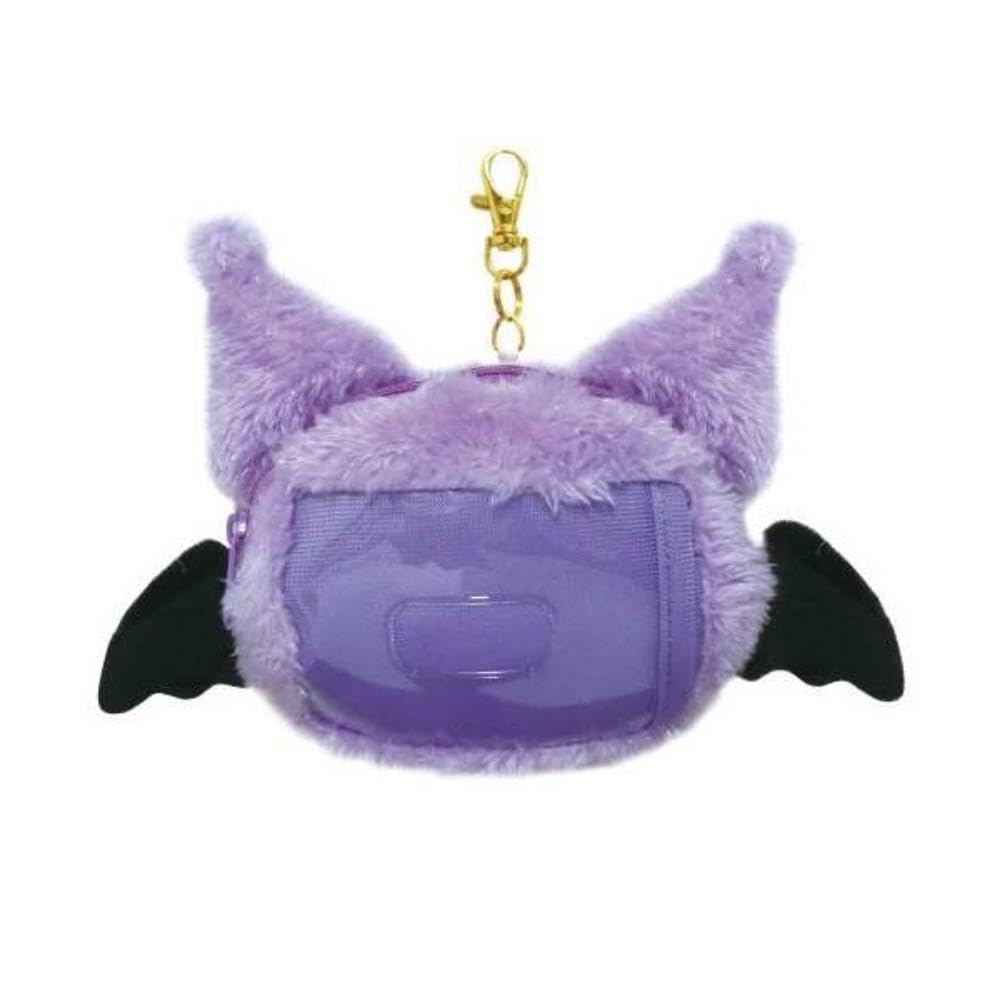 K Company Пропускной чехол для лица My Melody Kuromi Kuromi Фиолетовый x x D4см (Серия «Ангел») MK-PC-KUP H10.7 W20.7