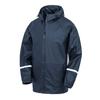 Result Recycled Mens Prism Reflective Tape PU Recycled Waterproof Jacket